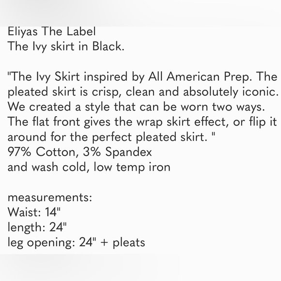 Eliya the Label Ivy Prep Skirt - Picture 6 of 7